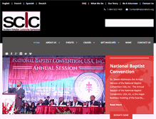Tablet Screenshot of nationalsclc.org